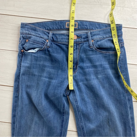 Mother Denim The Runaway Jeans  Tea For Two Sz 26 Mid Low Rise Kick Flare - Picture 7 of 14